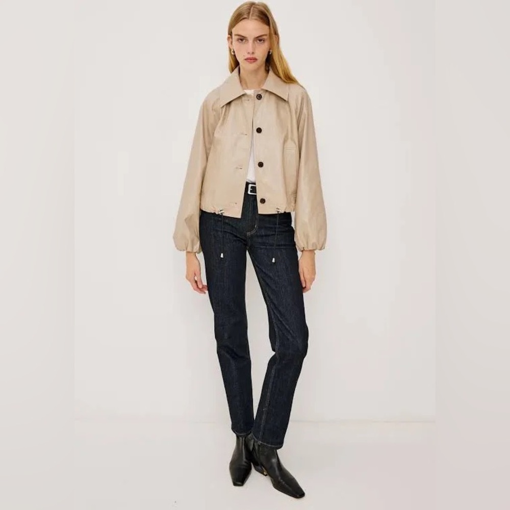 Rails Camel Button-Up Jacket - Picture 3 of 6